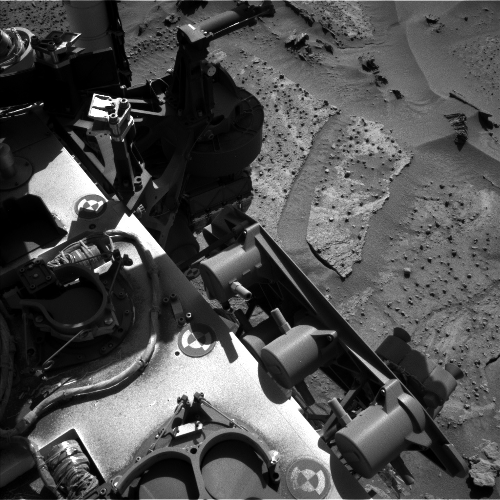 Nasa's Mars rover Curiosity acquired this image using its Left Navigation Camera on Sol 1278, at drive 1182, site number 53