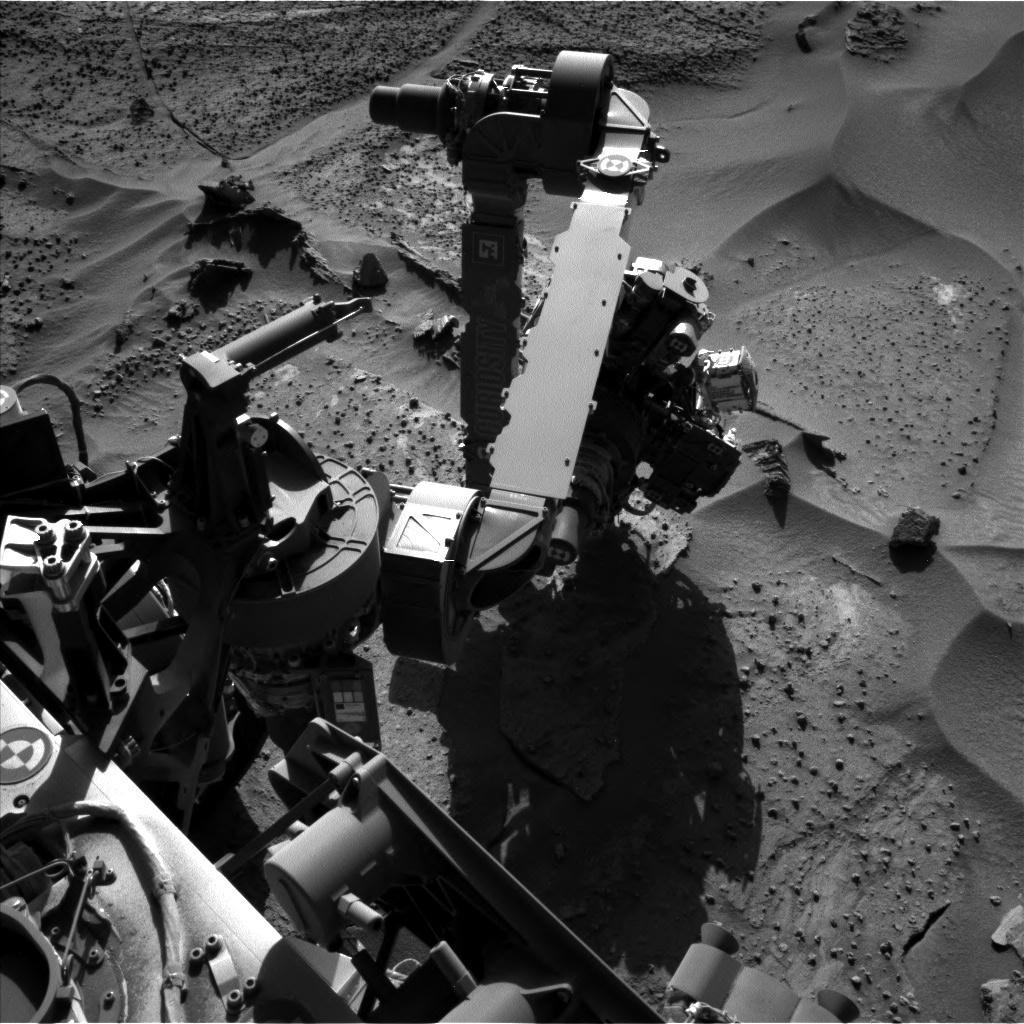 Nasa's Mars rover Curiosity acquired this image using its Left Navigation Camera on Sol 1278, at drive 1182, site number 53