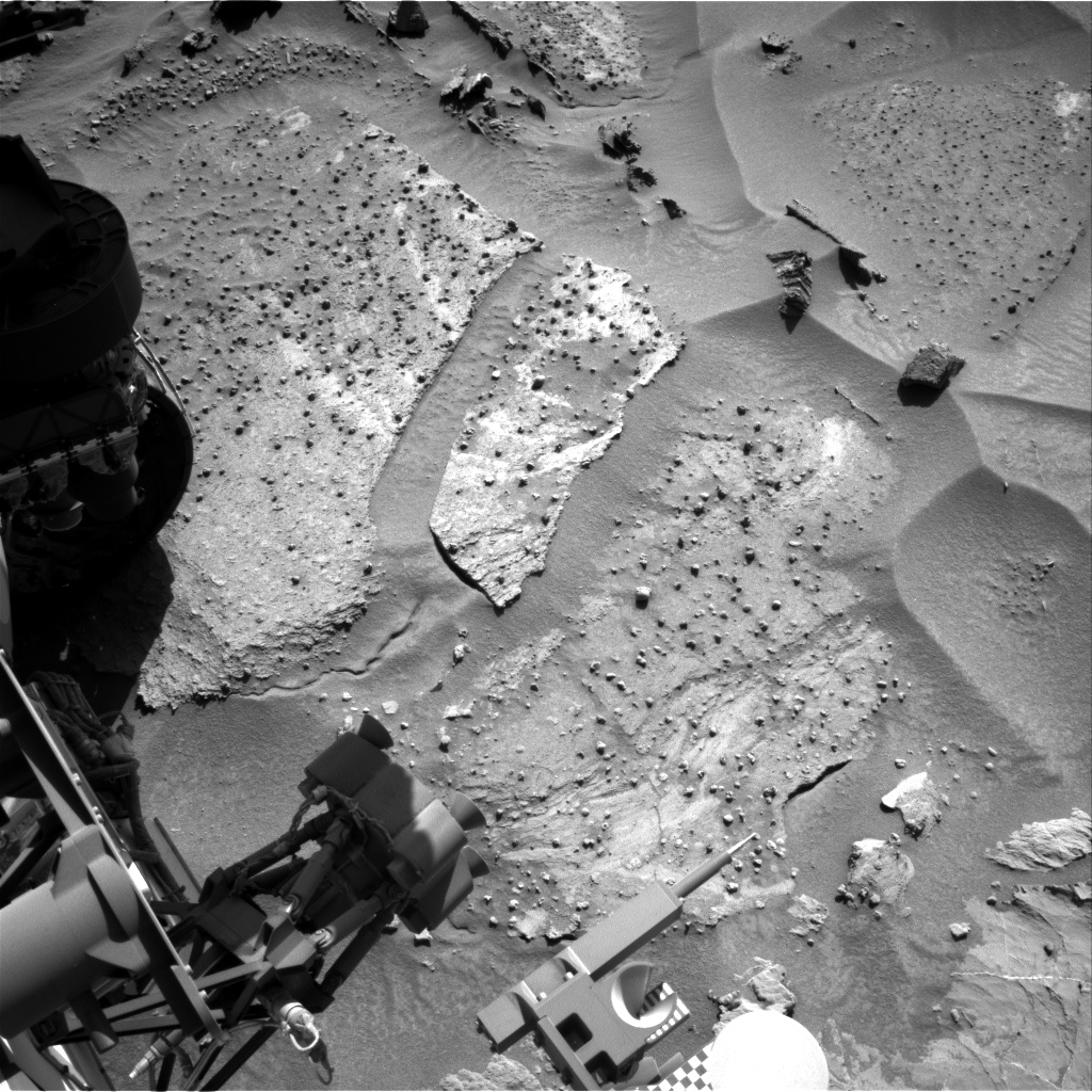Nasa's Mars rover Curiosity acquired this image using its Right Navigation Camera on Sol 1278, at drive 1182, site number 53