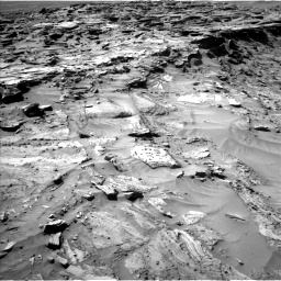 Nasa's Mars rover Curiosity acquired this image using its Left Navigation Camera on Sol 1281, at drive 1236, site number 53