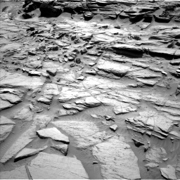 Nasa's Mars rover Curiosity acquired this image using its Left Navigation Camera on Sol 1282, at drive 1326, site number 53