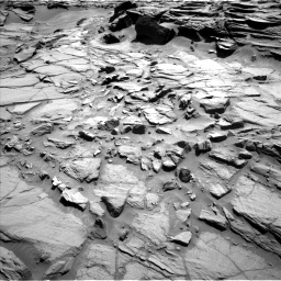 Nasa's Mars rover Curiosity acquired this image using its Left Navigation Camera on Sol 1282, at drive 1338, site number 53