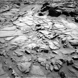 Nasa's Mars rover Curiosity acquired this image using its Left Navigation Camera on Sol 1282, at drive 1344, site number 53