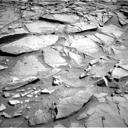 Nasa's Mars rover Curiosity acquired this image using its Left Navigation Camera on Sol 1282, at drive 1374, site number 53