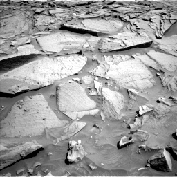 Nasa's Mars rover Curiosity acquired this image using its Left Navigation Camera on Sol 1282, at drive 1380, site number 53