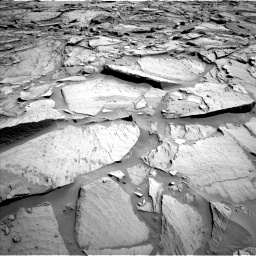 Nasa's Mars rover Curiosity acquired this image using its Left Navigation Camera on Sol 1282, at drive 1386, site number 53
