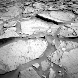 Nasa's Mars rover Curiosity acquired this image using its Left Navigation Camera on Sol 1282, at drive 1392, site number 53
