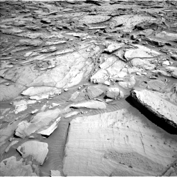Nasa's Mars rover Curiosity acquired this image using its Left Navigation Camera on Sol 1282, at drive 1404, site number 53