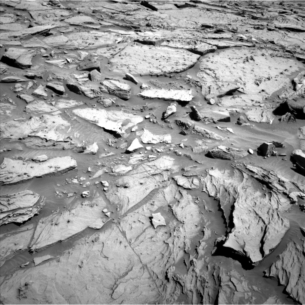 Nasa's Mars rover Curiosity acquired this image using its Left Navigation Camera on Sol 1282, at drive 1434, site number 53
