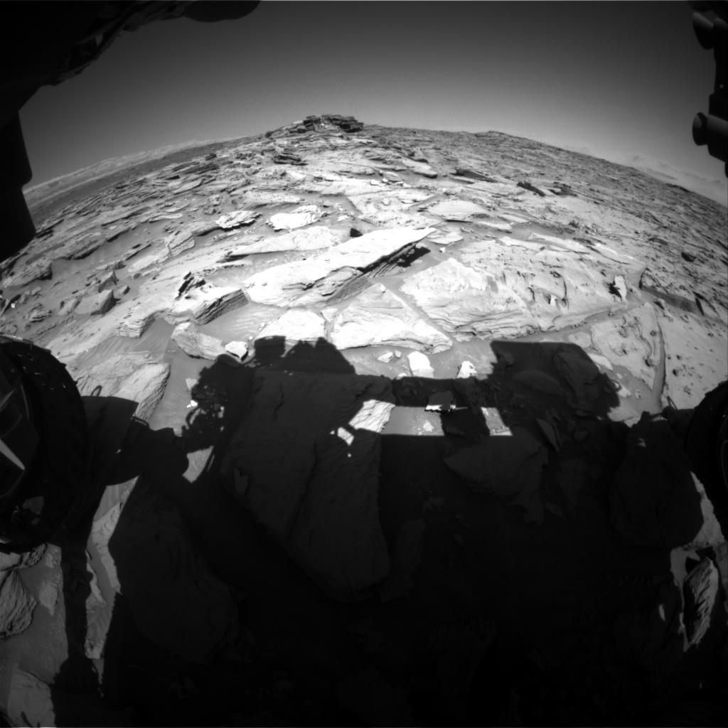 Nasa's Mars rover Curiosity acquired this image using its Front Hazard Avoidance Camera (Front Hazcam) on Sol 1283, at drive 1470, site number 53