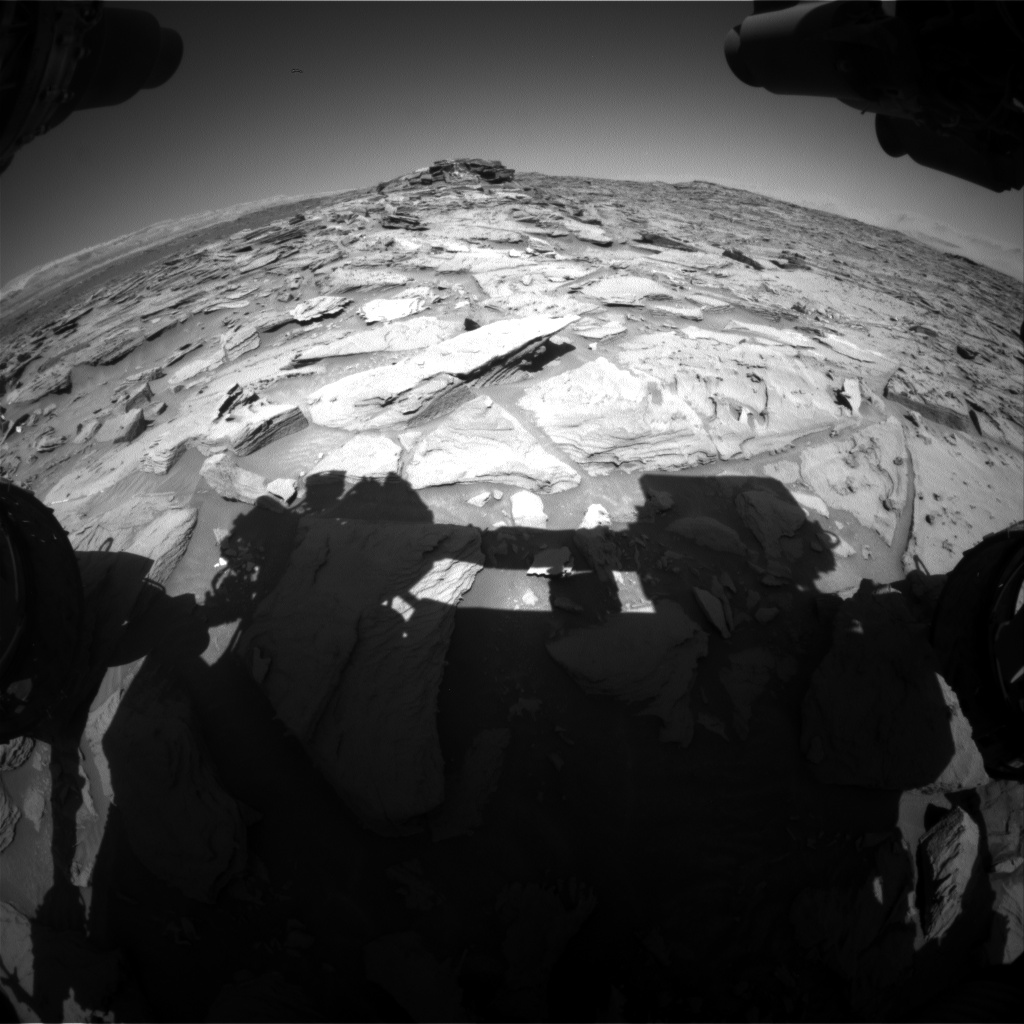 Nasa's Mars rover Curiosity acquired this image using its Front Hazard Avoidance Camera (Front Hazcam) on Sol 1283, at drive 1470, site number 53