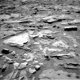 Nasa's Mars rover Curiosity acquired this image using its Left Navigation Camera on Sol 1283, at drive 1500, site number 53