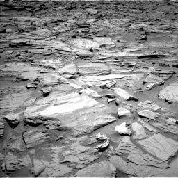 Nasa's Mars rover Curiosity acquired this image using its Left Navigation Camera on Sol 1283, at drive 1518, site number 53