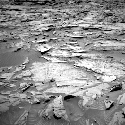 Nasa's Mars rover Curiosity acquired this image using its Left Navigation Camera on Sol 1283, at drive 1542, site number 53