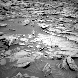 Nasa's Mars rover Curiosity acquired this image using its Left Navigation Camera on Sol 1283, at drive 1548, site number 53