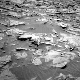 Nasa's Mars rover Curiosity acquired this image using its Left Navigation Camera on Sol 1283, at drive 1554, site number 53