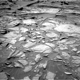 Nasa's Mars rover Curiosity acquired this image using its Left Navigation Camera on Sol 1283, at drive 1584, site number 53
