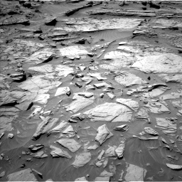 Nasa's Mars rover Curiosity acquired this image using its Left Navigation Camera on Sol 1283, at drive 1590, site number 53