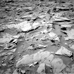 Nasa's Mars rover Curiosity acquired this image using its Left Navigation Camera on Sol 1283, at drive 1650, site number 53