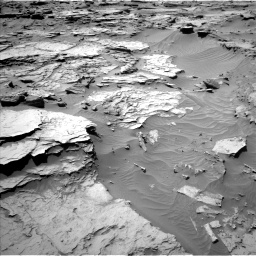 Nasa's Mars rover Curiosity acquired this image using its Left Navigation Camera on Sol 1283, at drive 1698, site number 53