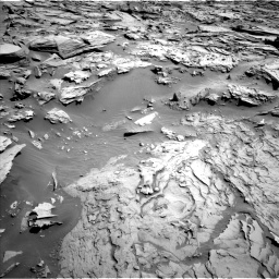 Nasa's Mars rover Curiosity acquired this image using its Left Navigation Camera on Sol 1283, at drive 1734, site number 53