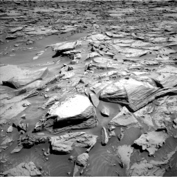 Nasa's Mars rover Curiosity acquired this image using its Left Navigation Camera on Sol 1283, at drive 1752, site number 53