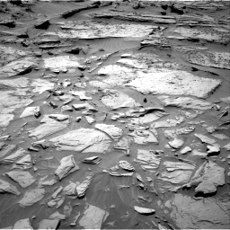 Nasa's Mars rover Curiosity acquired this image using its Right Navigation Camera on Sol 1283, at drive 1584, site number 53