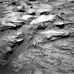 Nasa's Mars rover Curiosity acquired this image using its Left Navigation Camera on Sol 1284, at drive 1756, site number 53