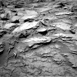 Nasa's Mars rover Curiosity acquired this image using its Left Navigation Camera on Sol 1284, at drive 1762, site number 53