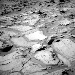 Nasa's Mars rover Curiosity acquired this image using its Left Navigation Camera on Sol 1284, at drive 1804, site number 53