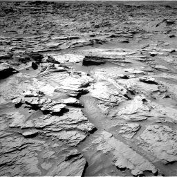 Nasa's Mars rover Curiosity acquired this image using its Left Navigation Camera on Sol 1284, at drive 1828, site number 53