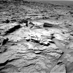Nasa's Mars rover Curiosity acquired this image using its Left Navigation Camera on Sol 1284, at drive 1834, site number 53