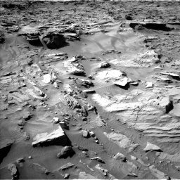 Nasa's Mars rover Curiosity acquired this image using its Left Navigation Camera on Sol 1284, at drive 1918, site number 53