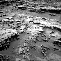 Nasa's Mars rover Curiosity acquired this image using its Left Navigation Camera on Sol 1284, at drive 1936, site number 53