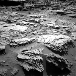 Nasa's Mars rover Curiosity acquired this image using its Left Navigation Camera on Sol 1284, at drive 1948, site number 53