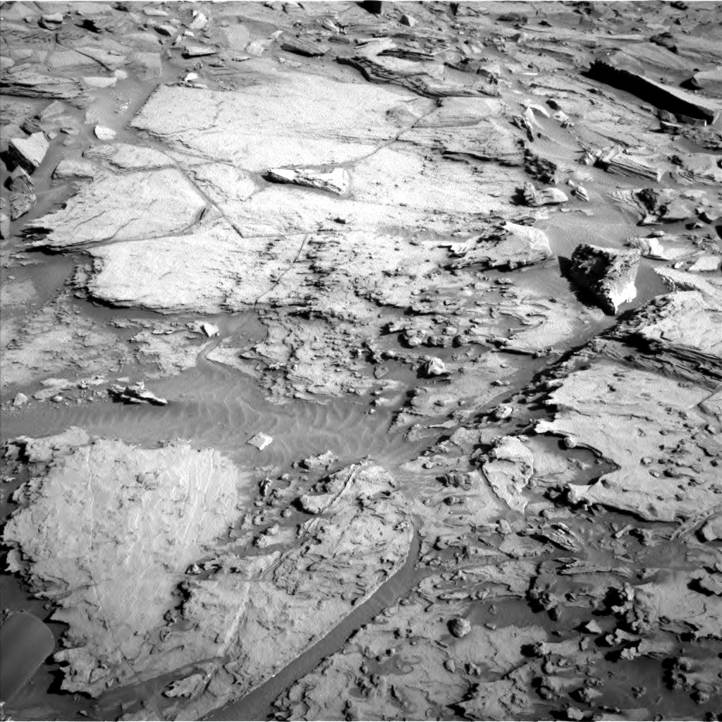 Nasa's Mars rover Curiosity acquired this image using its Left Navigation Camera on Sol 1284, at drive 1954, site number 53