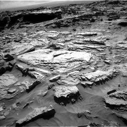 Nasa's Mars rover Curiosity acquired this image using its Left Navigation Camera on Sol 1284, at drive 1960, site number 53