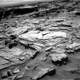 Nasa's Mars rover Curiosity acquired this image using its Left Navigation Camera on Sol 1284, at drive 1966, site number 53