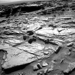 Nasa's Mars rover Curiosity acquired this image using its Left Navigation Camera on Sol 1284, at drive 1972, site number 53