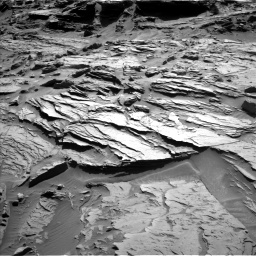 Nasa's Mars rover Curiosity acquired this image using its Left Navigation Camera on Sol 1285, at drive 1990, site number 53