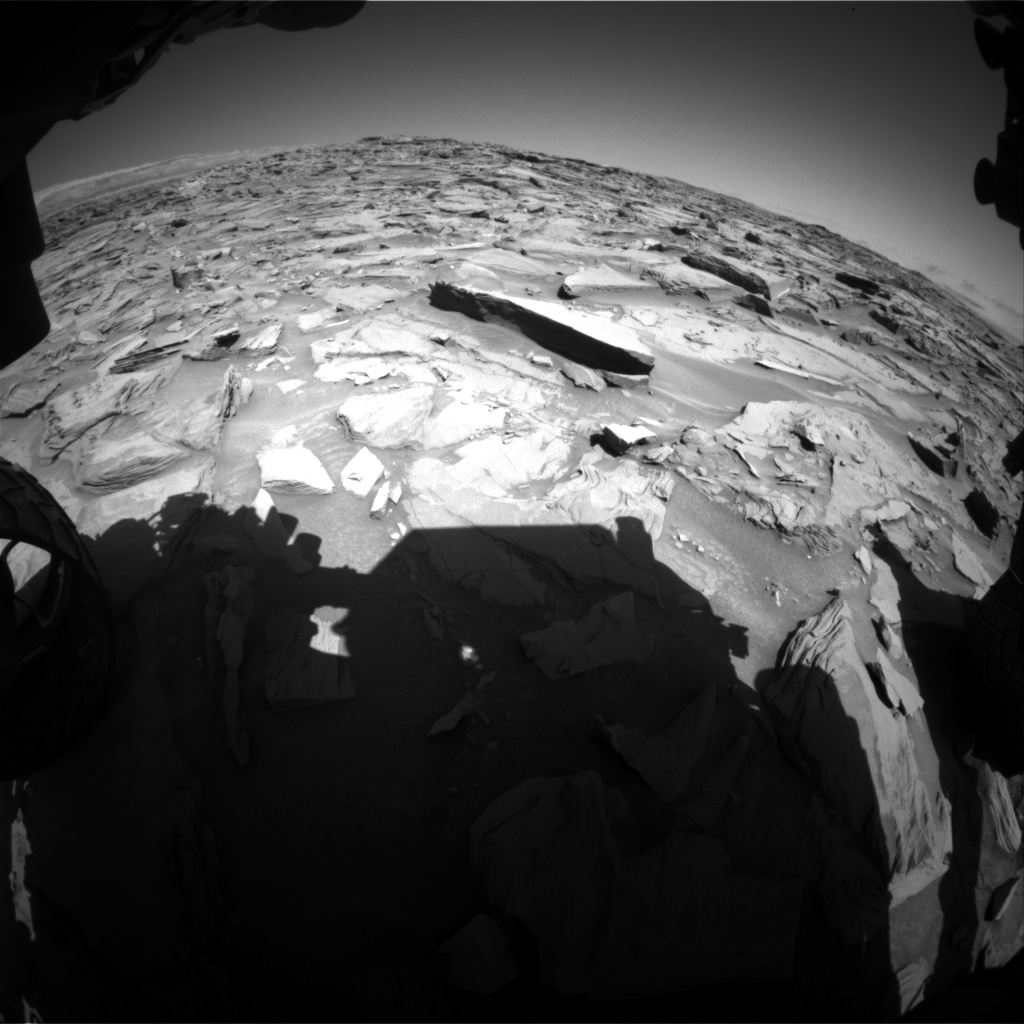 Nasa's Mars rover Curiosity acquired this image using its Front Hazard Avoidance Camera (Front Hazcam) on Sol 1286, at drive 1994, site number 53