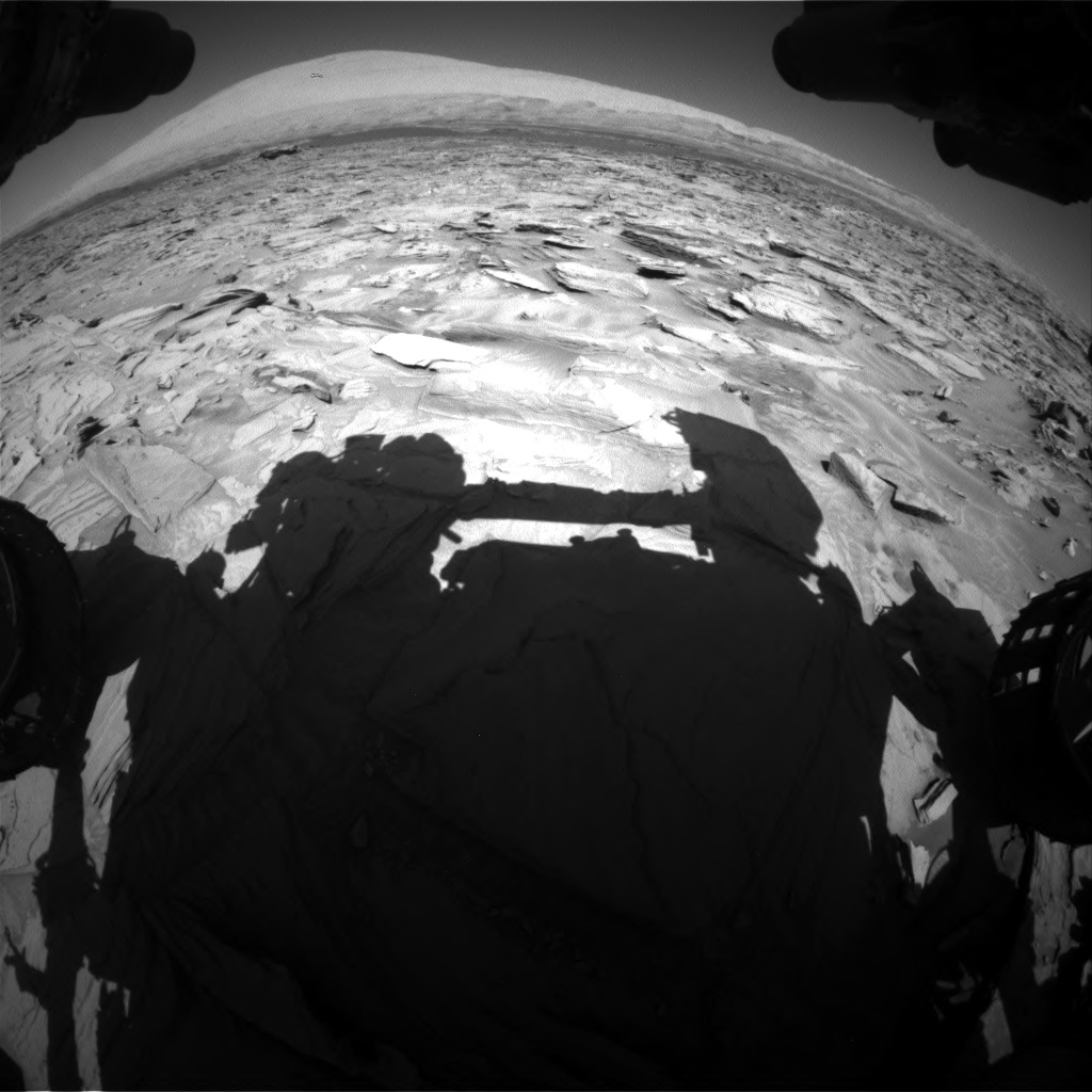 Nasa's Mars rover Curiosity acquired this image using its Front Hazard Avoidance Camera (Front Hazcam) on Sol 1289, at drive 2138, site number 53