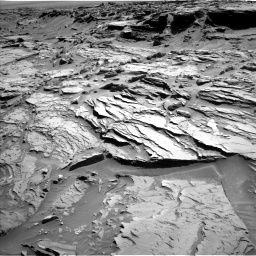 Nasa's Mars rover Curiosity acquired this image using its Left Navigation Camera on Sol 1289, at drive 2006, site number 53