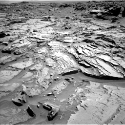 Nasa's Mars rover Curiosity acquired this image using its Left Navigation Camera on Sol 1289, at drive 2012, site number 53