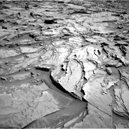 Nasa's Mars rover Curiosity acquired this image using its Left Navigation Camera on Sol 1289, at drive 2048, site number 53