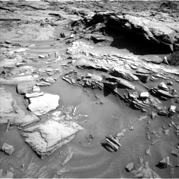 Nasa's Mars rover Curiosity acquired this image using its Left Navigation Camera on Sol 1289, at drive 2090, site number 53