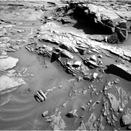 Nasa's Mars rover Curiosity acquired this image using its Left Navigation Camera on Sol 1289, at drive 2108, site number 53