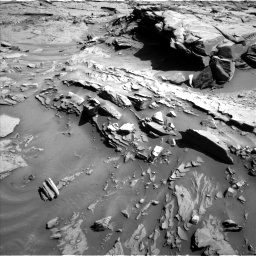 Nasa's Mars rover Curiosity acquired this image using its Left Navigation Camera on Sol 1289, at drive 2114, site number 53