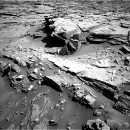 Nasa's Mars rover Curiosity acquired this image using its Left Navigation Camera on Sol 1289, at drive 2126, site number 53