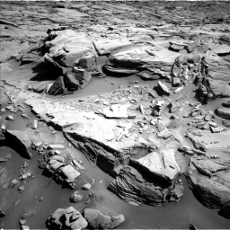 Nasa's Mars rover Curiosity acquired this image using its Left Navigation Camera on Sol 1289, at drive 2132, site number 53